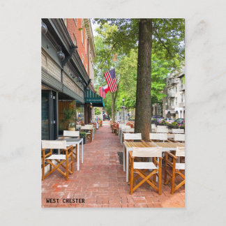 West Chester downtown postcard