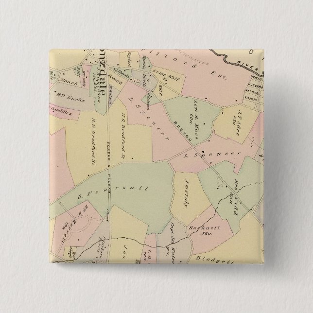 West Chester, New York Pinback Button (Front)