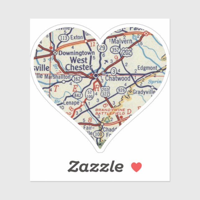 West Chester PA Sticker (Sheet)