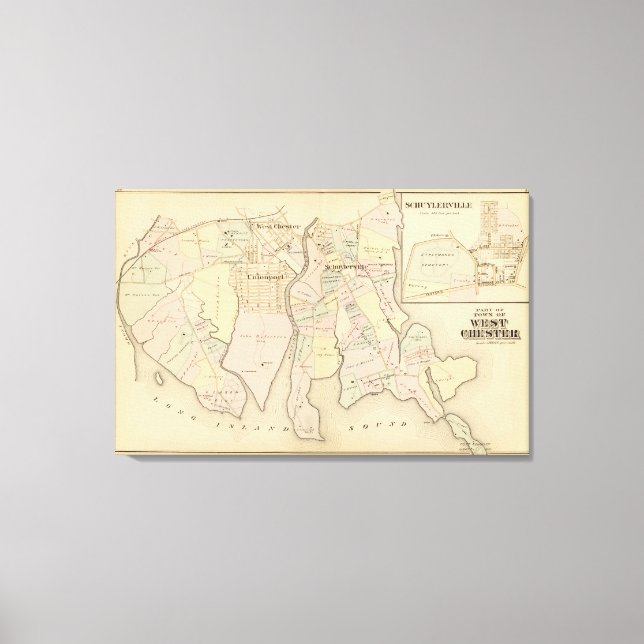 West Chester, Schuylerville, New York Canvas Print (Front)