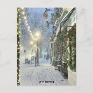 West Chester Winter Postcard