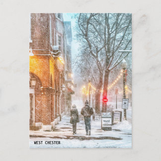 West Chester Winter Wonderland Postcard