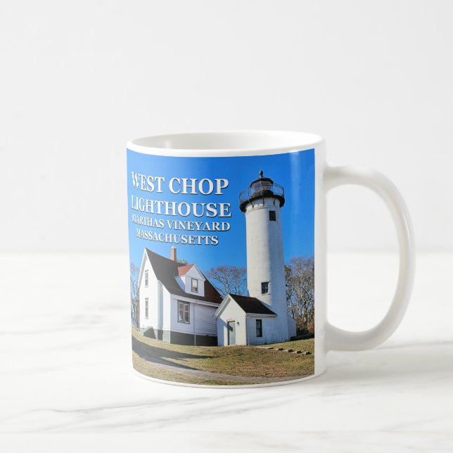 West Chop Lighthouse, Marthas Vineyard MA Mug (Right)