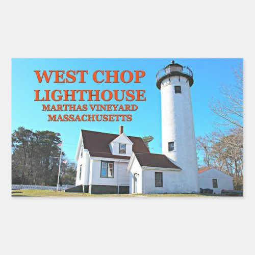 West Chop Lighthouse Marthas Vineyard MA Stickers