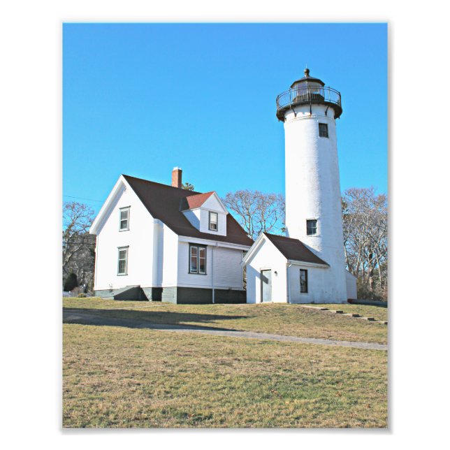 West Chop Lighthouse, Marthas Vineyard Photo Print (Front)
