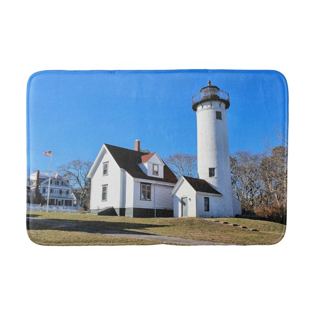 West Chop Lighthouse, Massachusetts Bath Mat (Front)