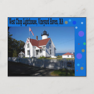 West Chop Lighthouse, Vineyard Haven, MA Postcard