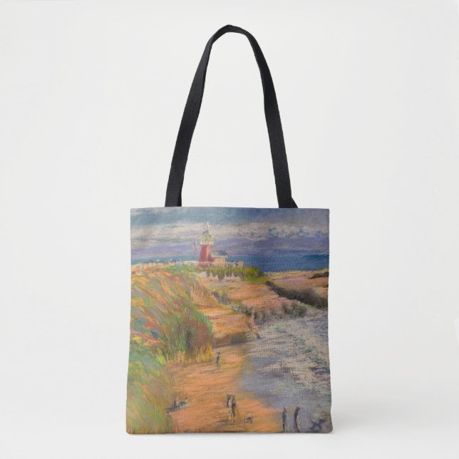 West Cliff Dog Beach & Sailing into Sunset Tote Bag (Front)