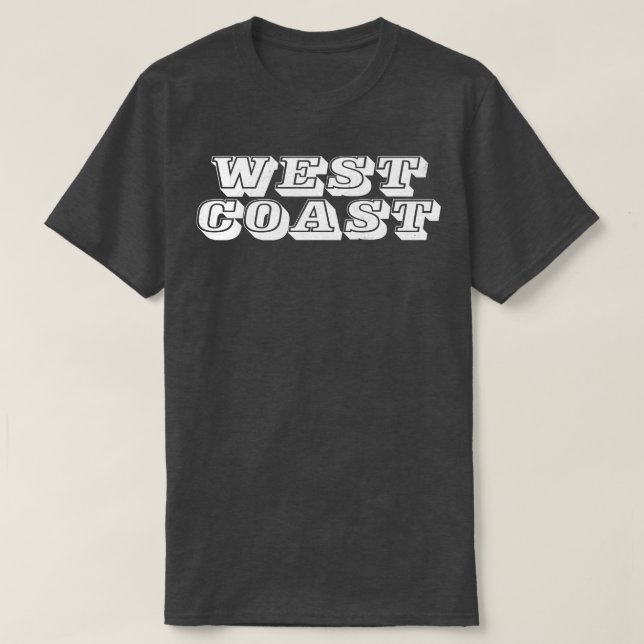 West Coast 90s Hip Hop Fan Design 1 T-Shirt (Design Front)