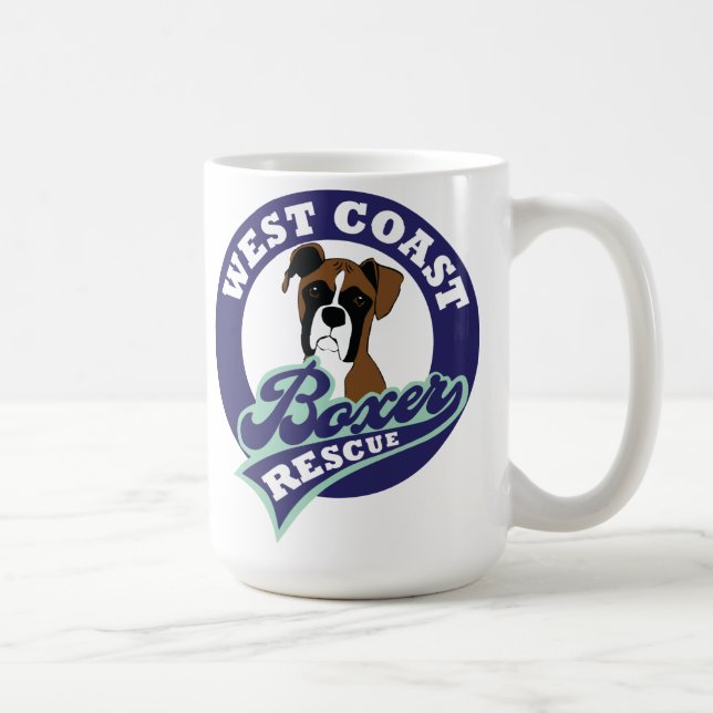 West Coast Boxer Rescue Mug (Right)