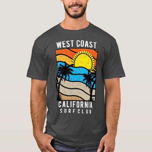 West Coast California Surf Club T_Shirt