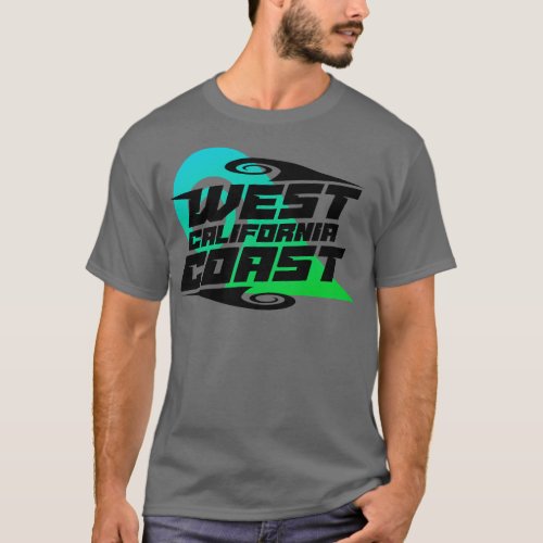 West coast california surf summer surfer T_Shirt