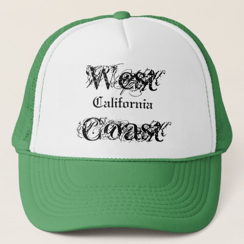 West Coast California Trucker Hat