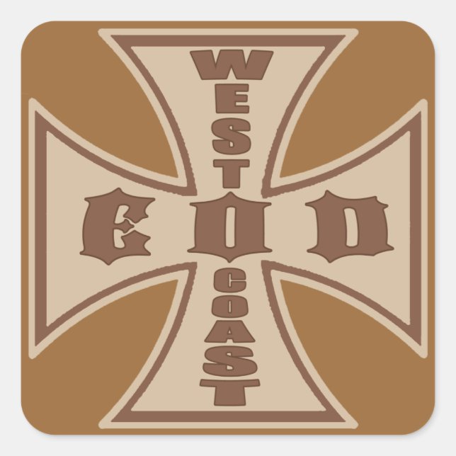 West Coast EOD Sticker (Desert) (Front)