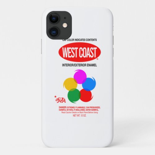 WEST COAST GRAFFITI iPhone 11 CASE