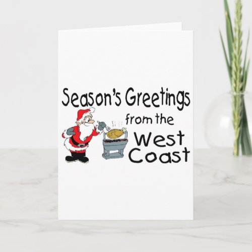 West Coast Greetings BBQ Holiday Card