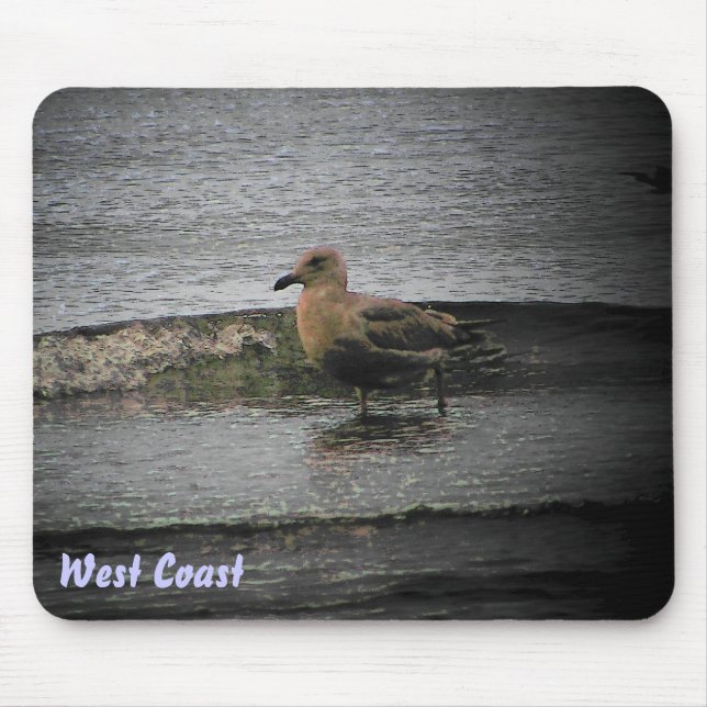 West Coast Gull Mouse Pad (Front)
