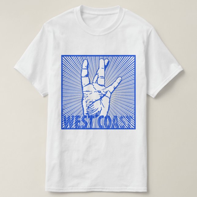 West Coast Hip-Hop T-Shirt (Design Front)