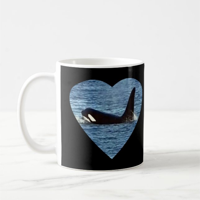 West Coast Killer Whale "Aquarius" Orca Mug (Left)