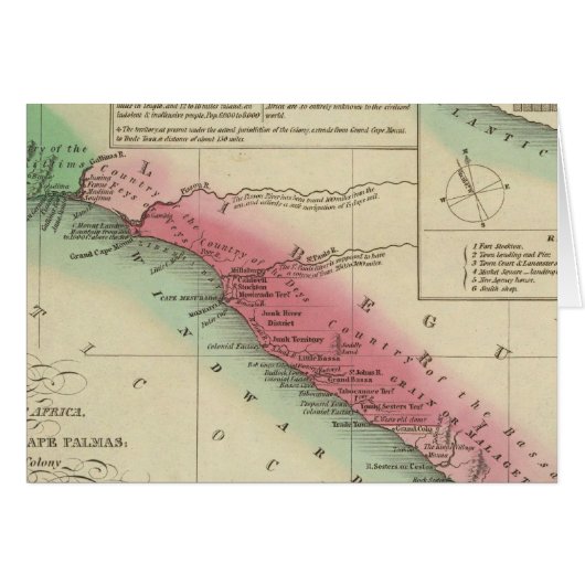 West Coast Of Africa, from Sierra Leone (Front Horizontal)