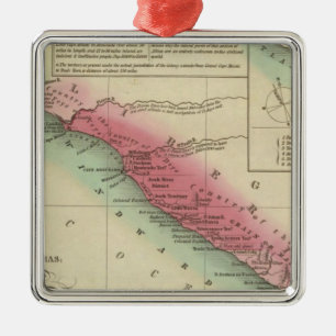 West Coast Of Africa, from Sierra Leone Metal Ornament