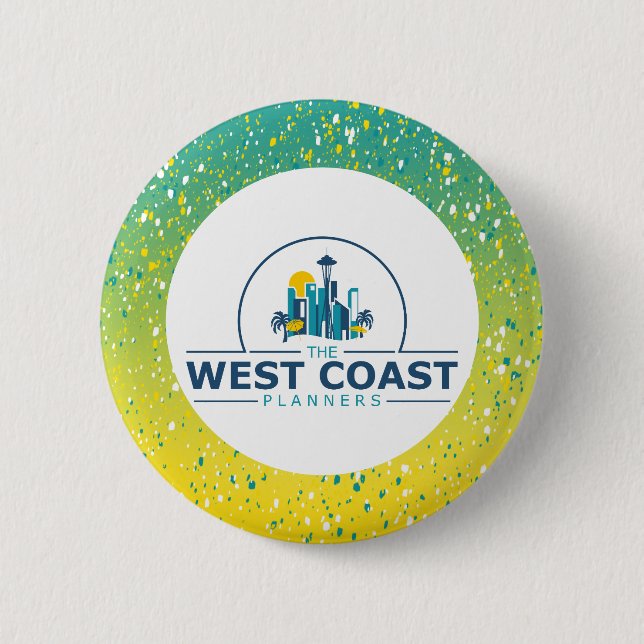 West Coast Planners Logo Button (Front)