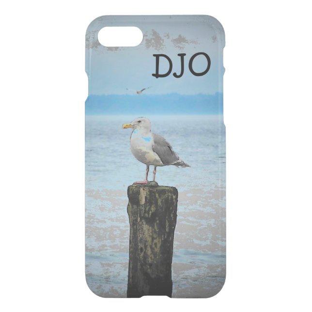 West Coast Seagal and your Initials Uncommon iPhone Case (Back)