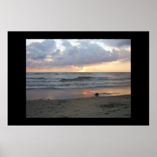 West Coast Sunset Poster