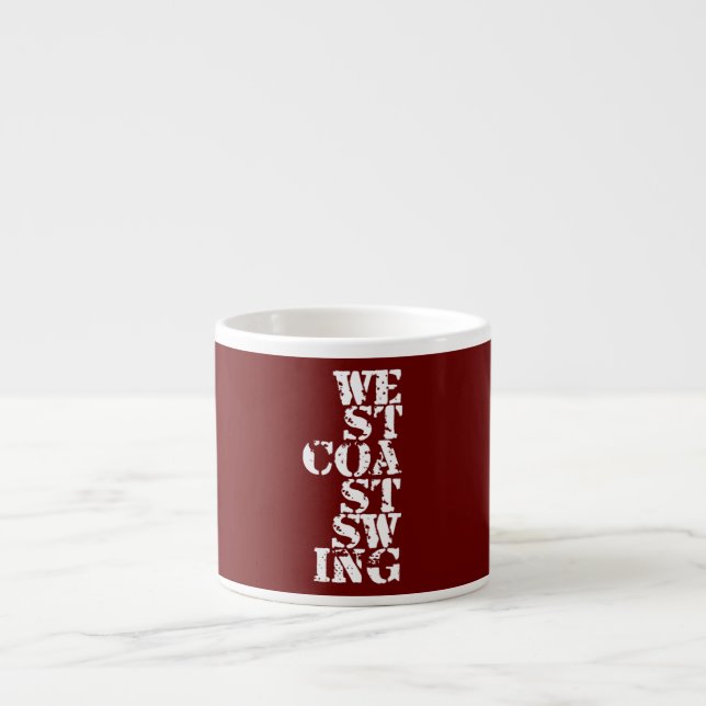 West Coast Swing Dancing West Coast Swing Dance  Espresso Cup (Front)