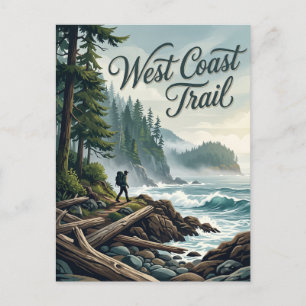 West Coast Trail Canada Postcard