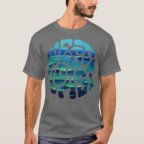 West Coast Word Art T_Shirt