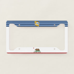 West Covina (California) city flag License Plate Frame
