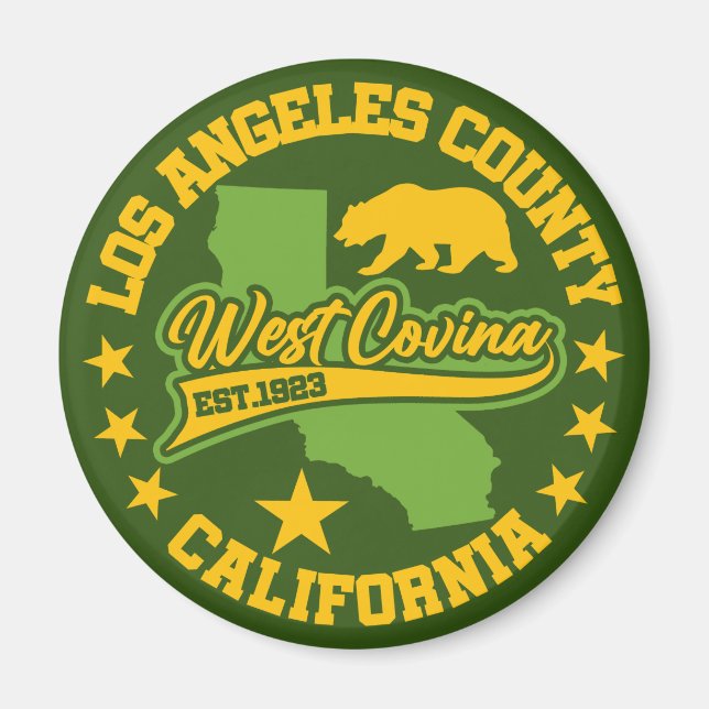 West Covina,California Magnet (Front)
