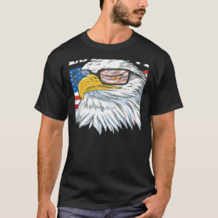 West covina Eagle bird American flag USA city T-Shirt