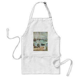 West Cowes, Isle of Wight by Berthe Morisot Adult Apron