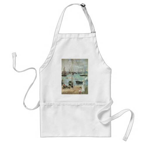 West Cowes Isle of Wight by Berthe Morisot Adult Apron
