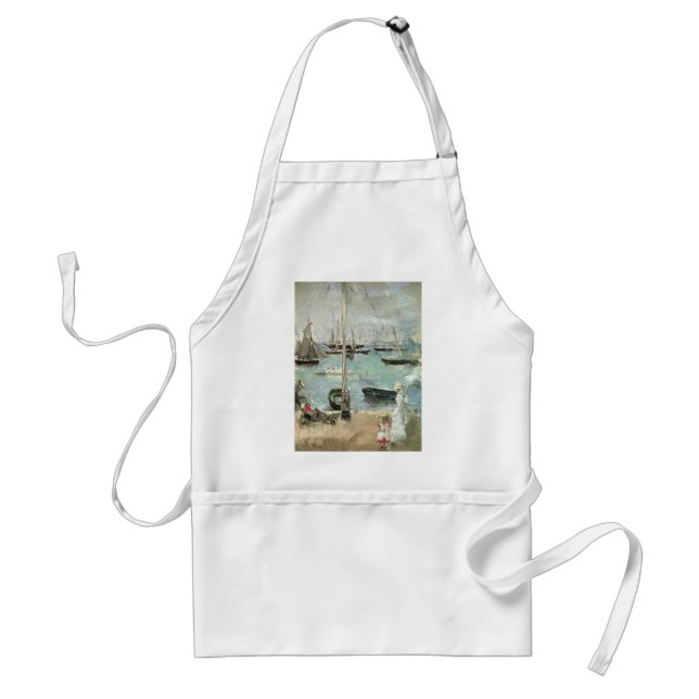 West Cowes, Isle of Wight by Berthe Morisot Adult Apron (Front)