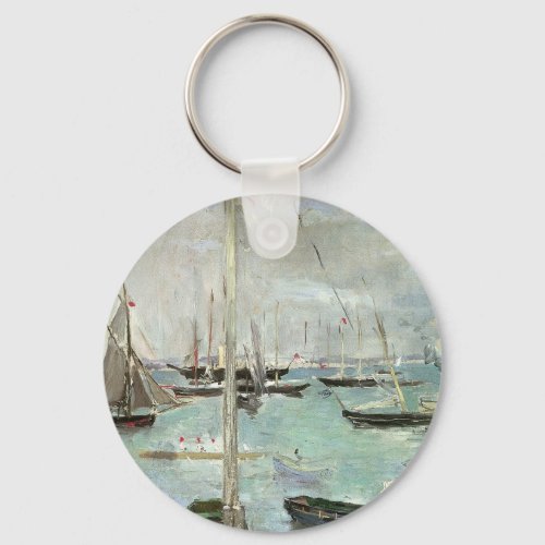 West Cowes Isle of Wight by Berthe Morisot Keychain