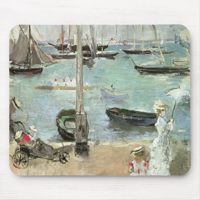 West Cowes, Isle of Wight by Berthe Morisot Mouse Pad (Front)