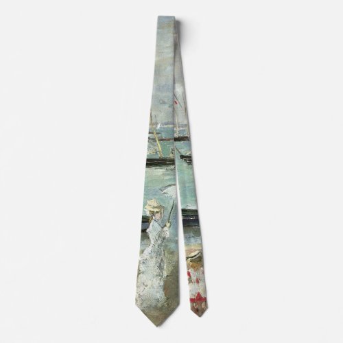 West Cowes Isle of Wight by Berthe Morisot Neck Tie
