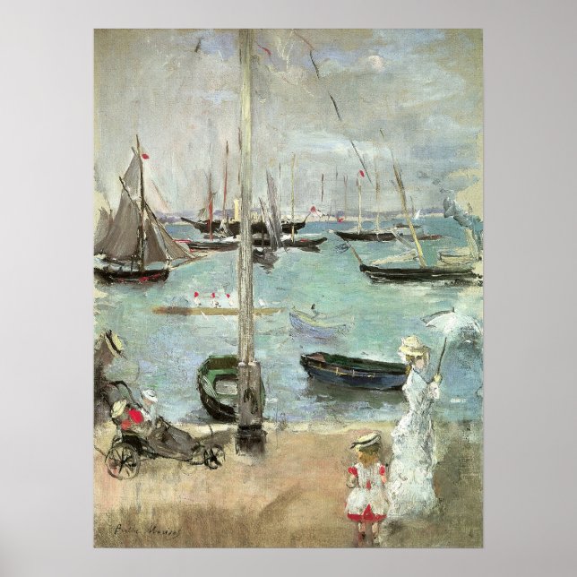 West Cowes, Isle of Wight by Berthe Morisot Poster (Front)