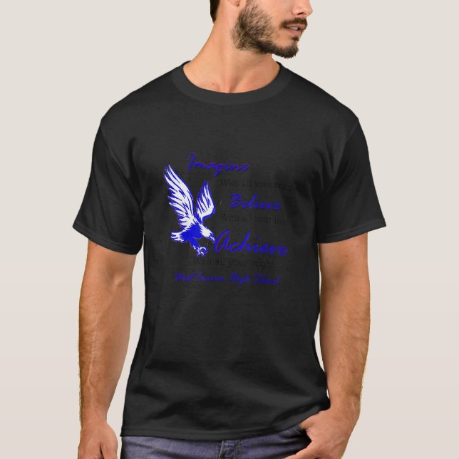 West Craven High School Eagles  Vanceboro  North C T-Shirt (Front)
