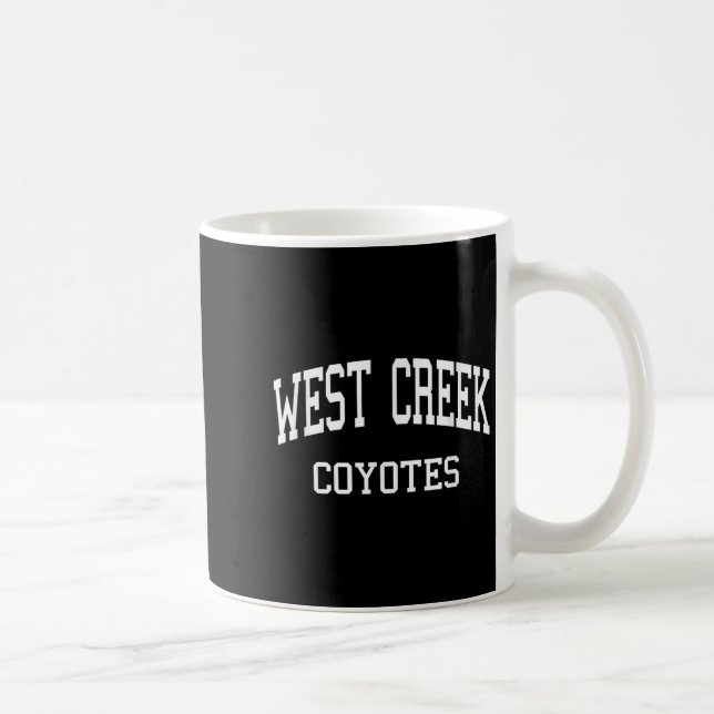 West Creek High School Hs Clarksville Tn Retro Spo Coffee Mug (Right)