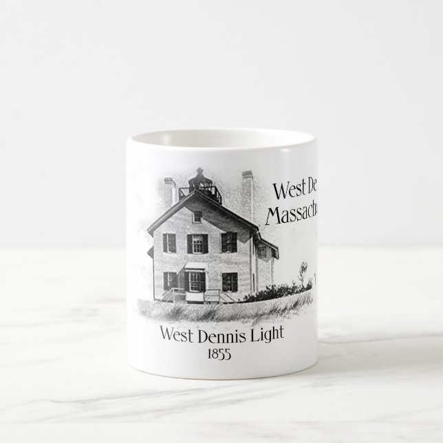 West Dennis Light - Massachusetts Coffee Mug (Center)
