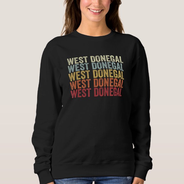 West Donegal Pennsylvania West Donegal PA Retro Vi Sweatshirt (Front)