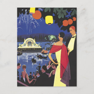 West Egg Gatsby Party Postcard