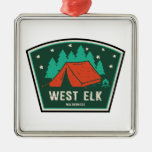 West Elk Wilderness Colorado Camping Metal Ornament