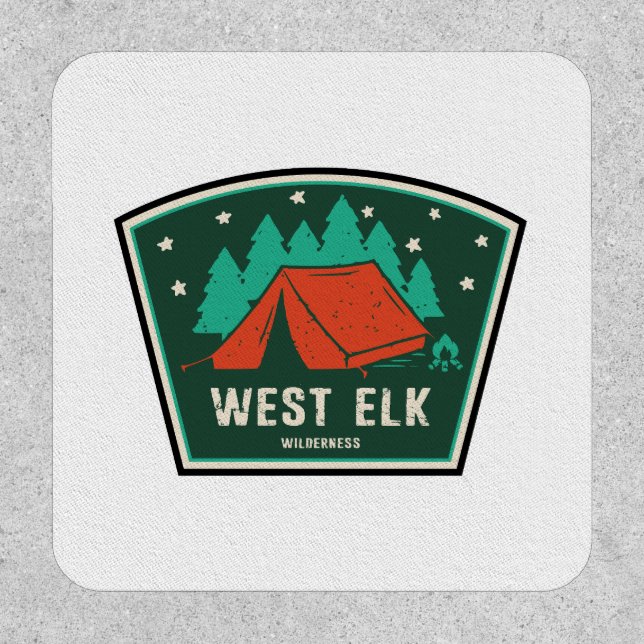 West Elk Wilderness Colorado Camping Patch (Front)