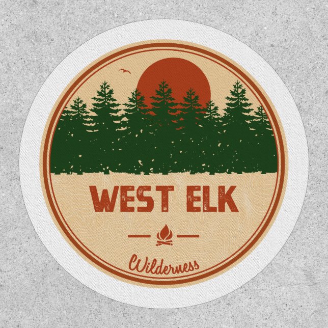 West Elk Wilderness Colorado Patch (Front)