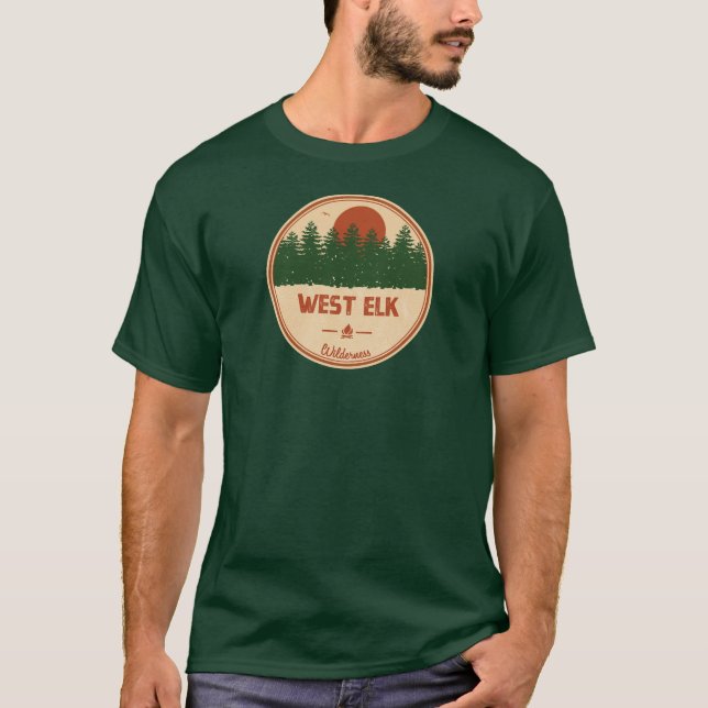 West Elk Wilderness Colorado T-Shirt (Front)